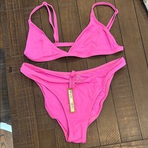 Skims Neon Orchid Bikini Set